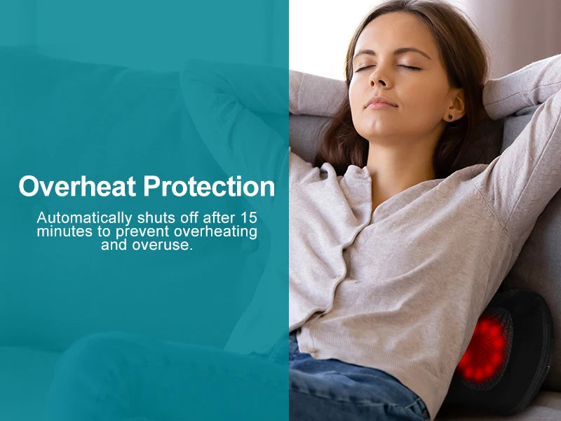 Shiatsu Back Massager for Pain Relief Deep Tissue,